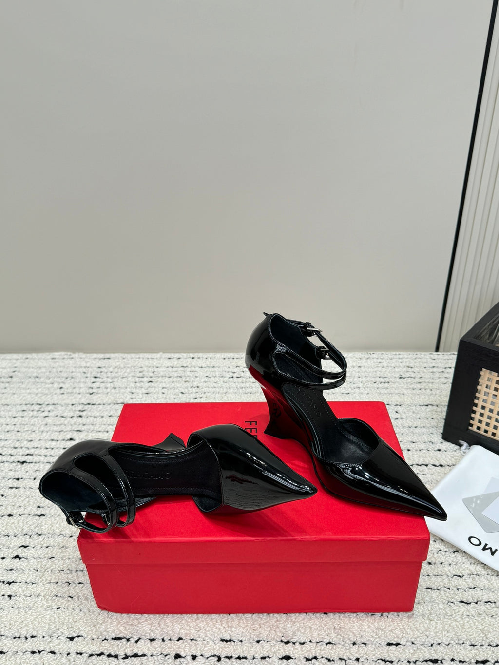 Black Pump With Wedge Heel