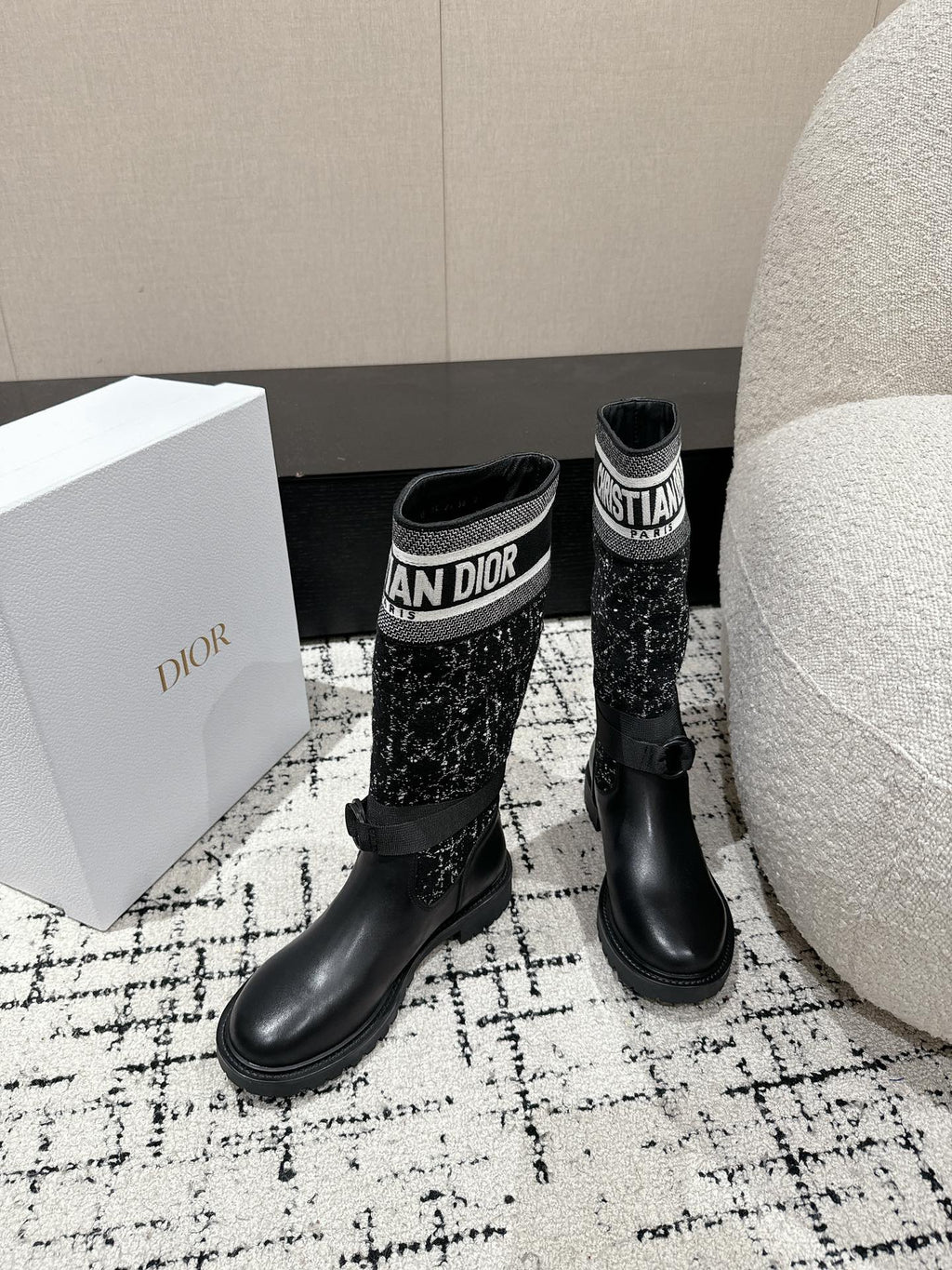 Black & White DM Boot