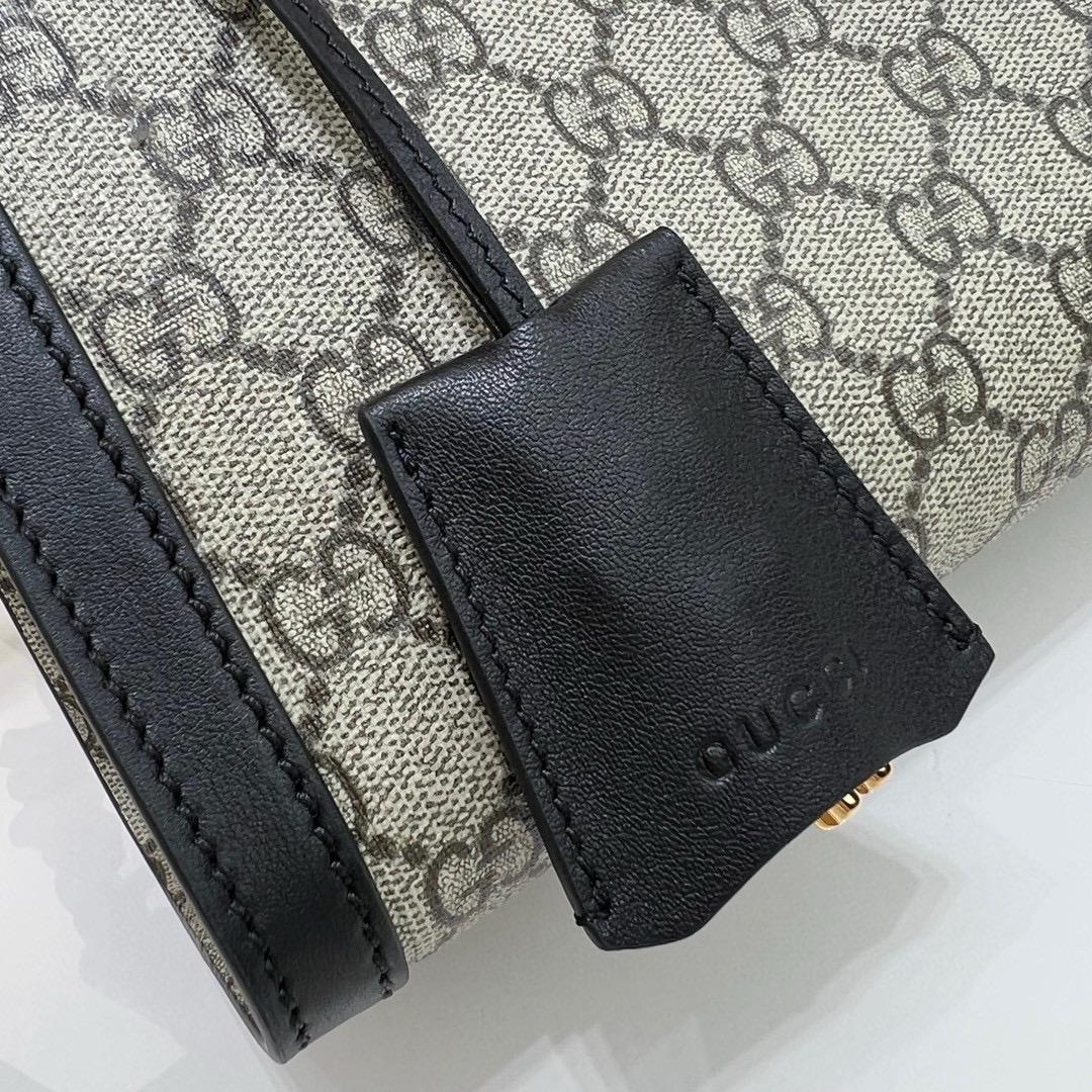 Beige/Black GP Small Shoulder Bag