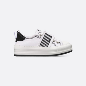 White & Black Walk'n Platform Sneaker