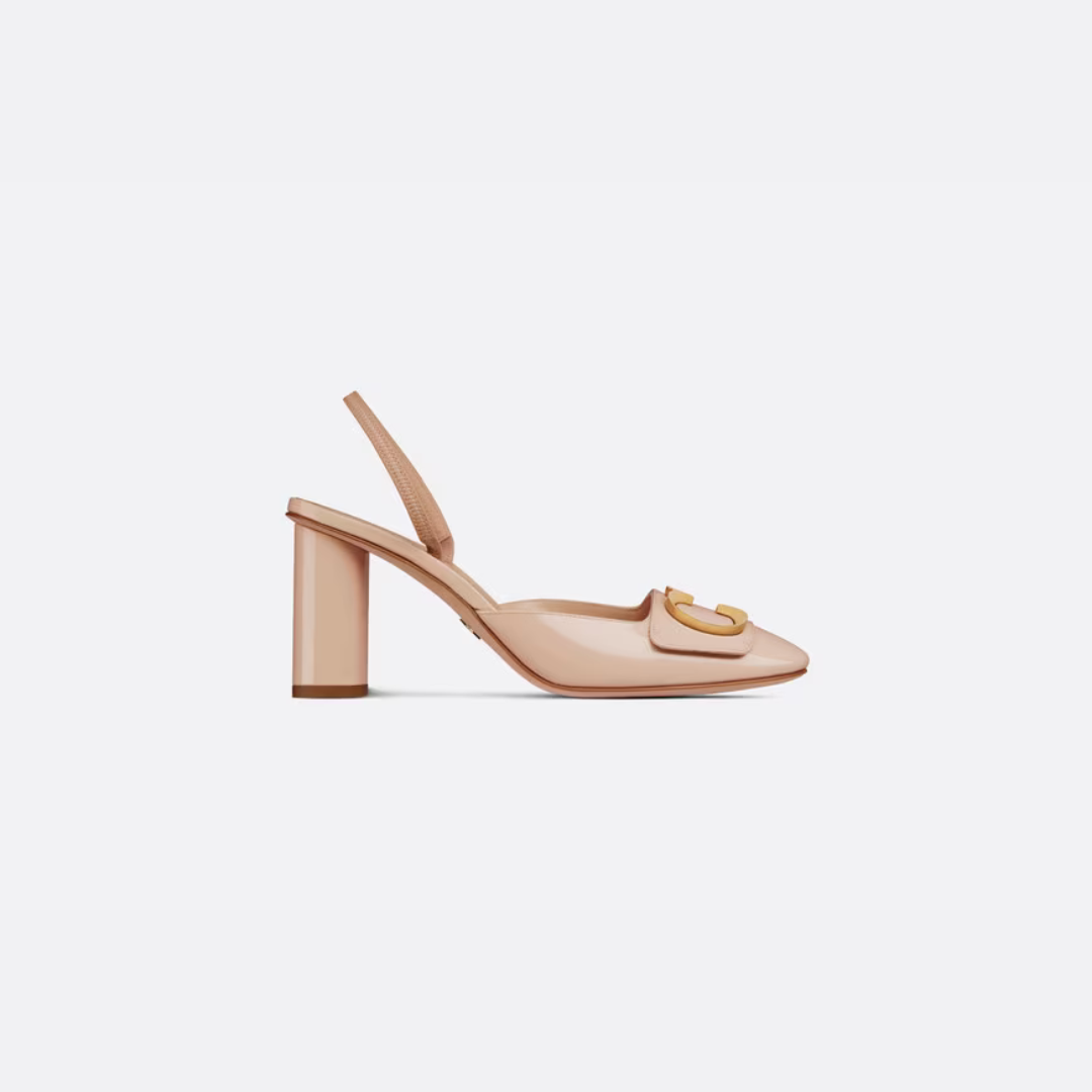 Nude CD Slingback Pump