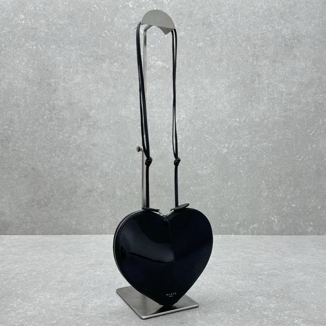 Black LC Bag In Patent Leather