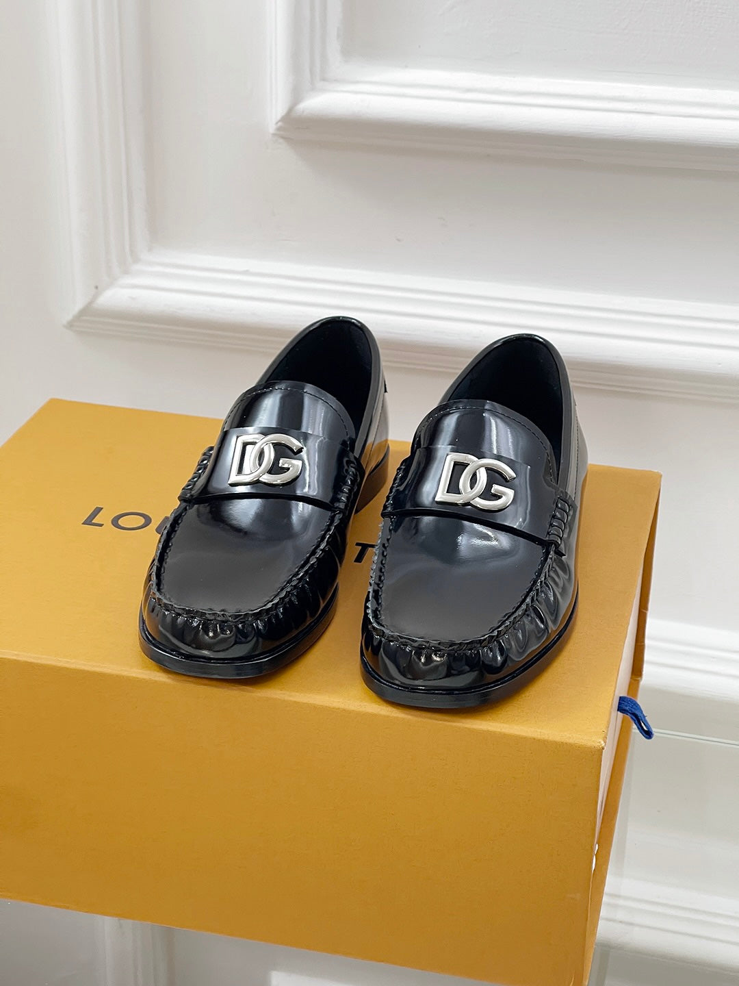 Black Polished Loafers