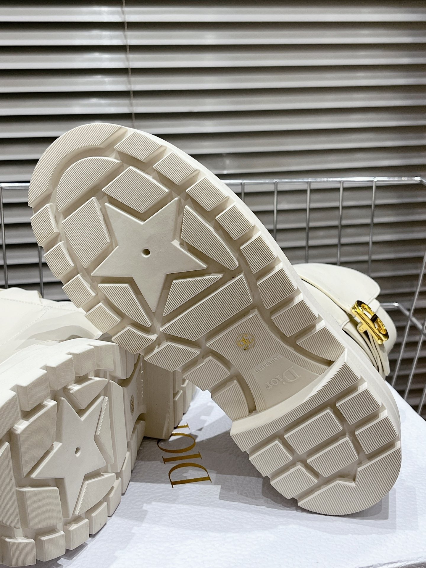 White Empreinte Ankle Boot