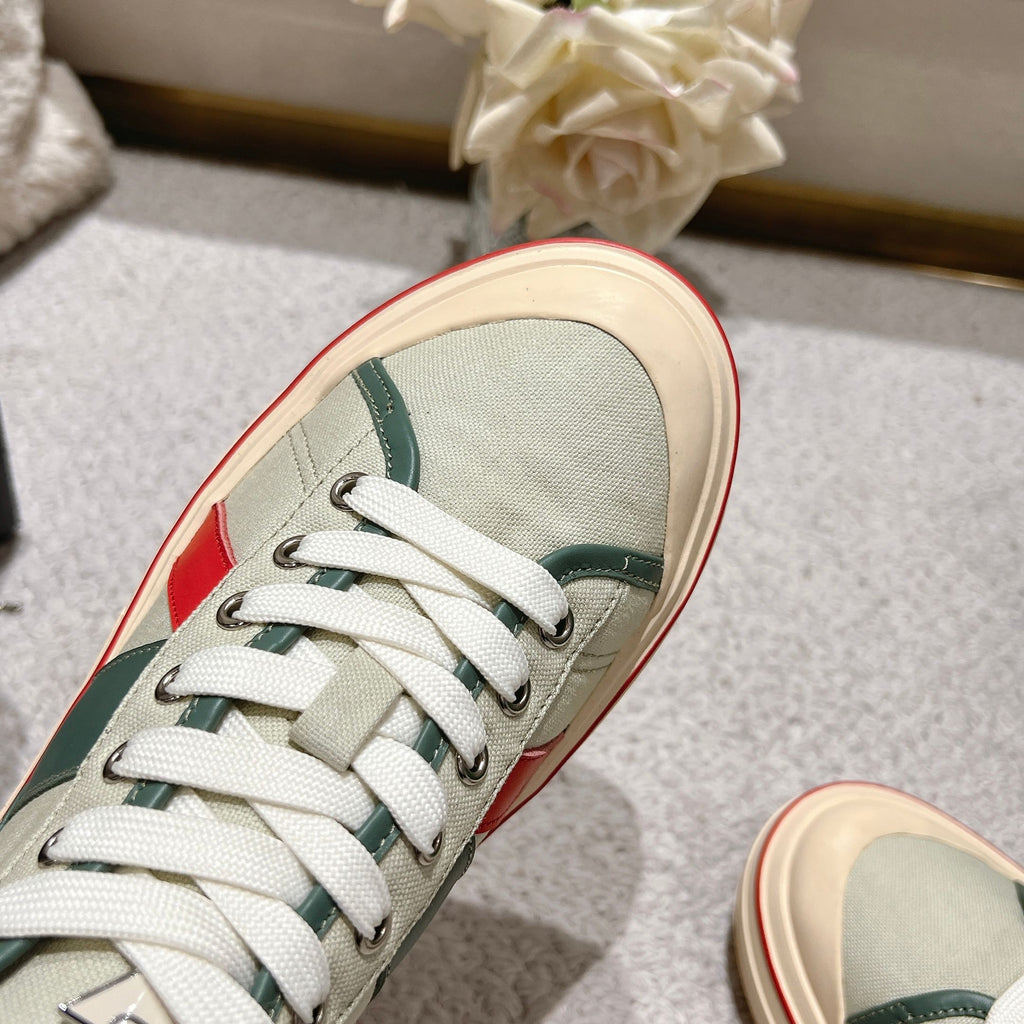 Men's White Jade/Aloe Mid-Top Eliot Sneaker