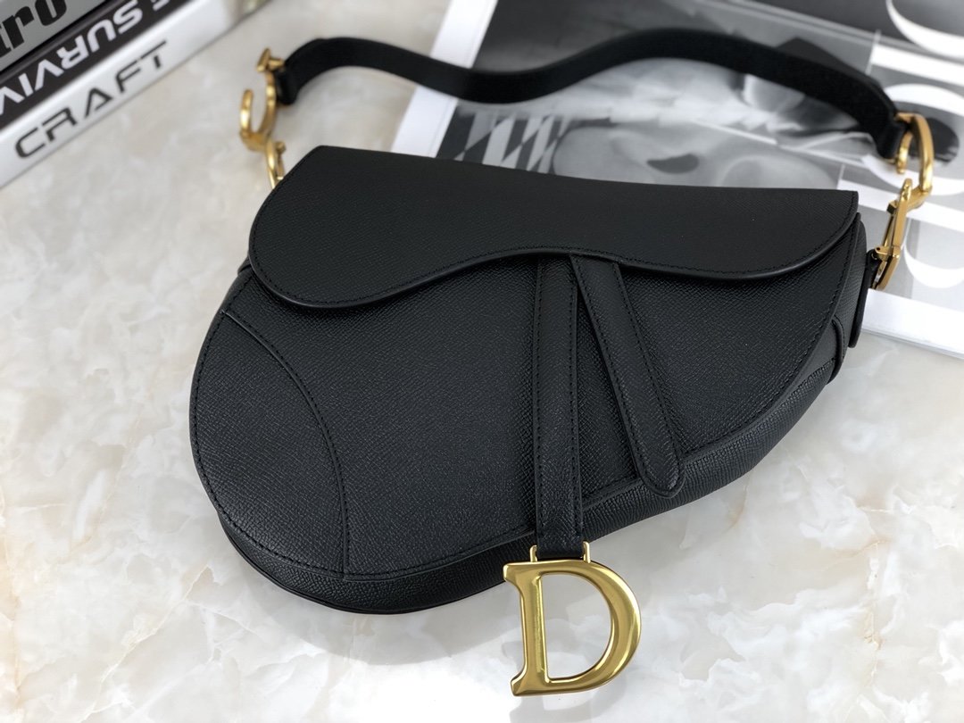 Black DS calfskin bag