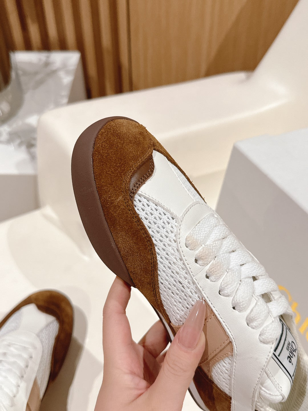 Natural Brown Kick Sneaker