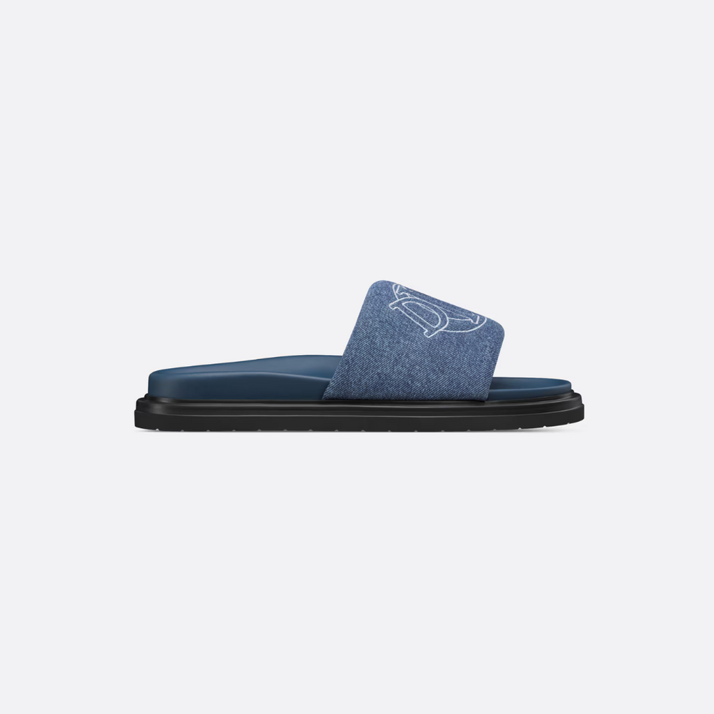 Blue Quilted Denim DA Sandal