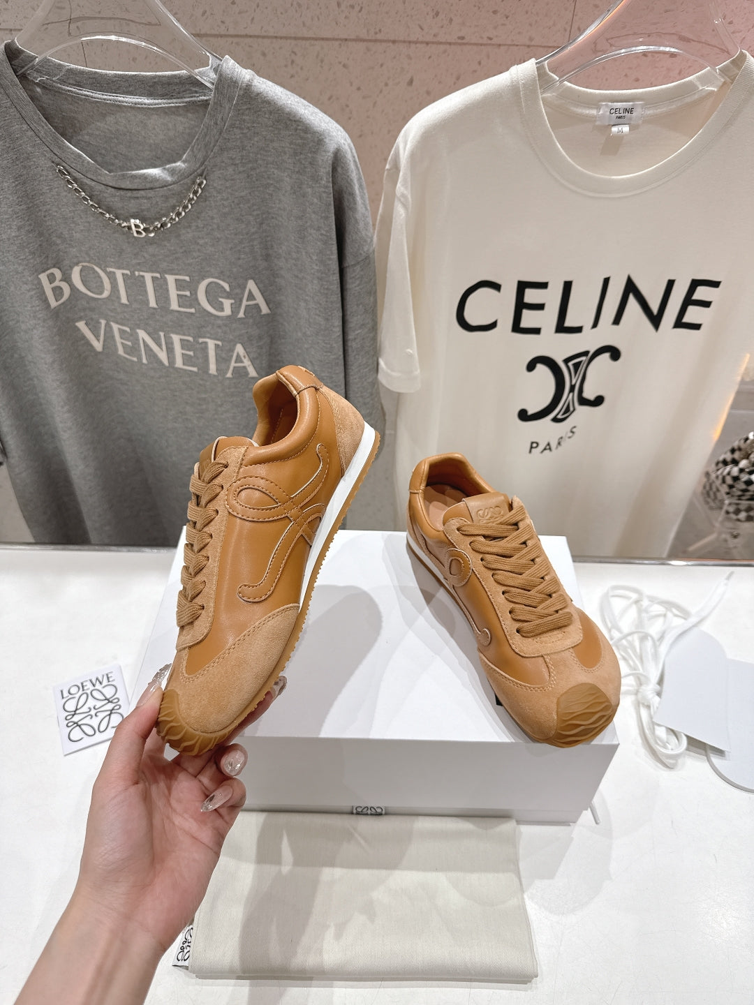 Men's Cinnamon Ballet Runner 2.0 In Soft Leather