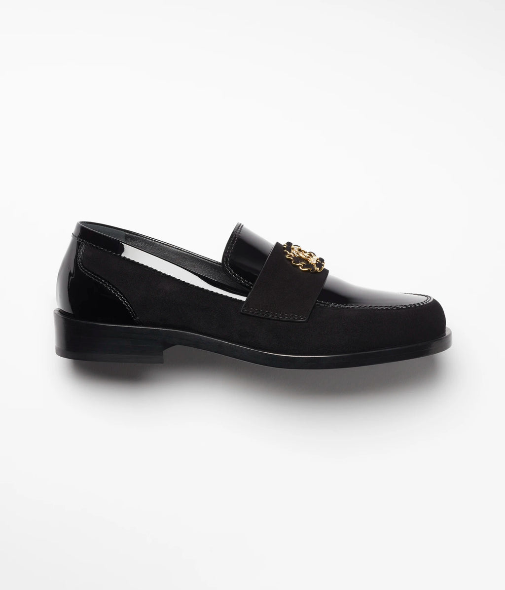 Black CC loafers