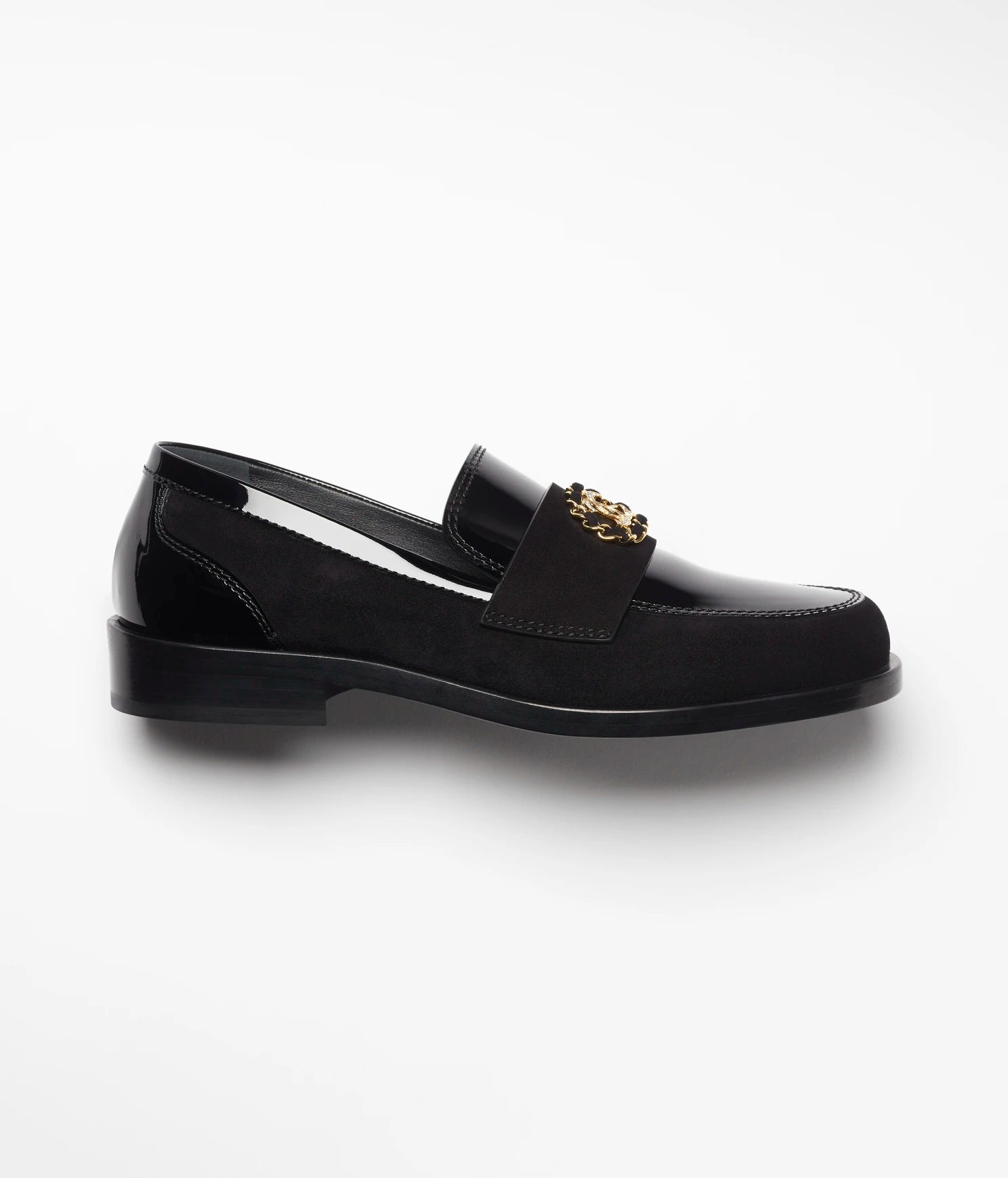 Black CC loafers