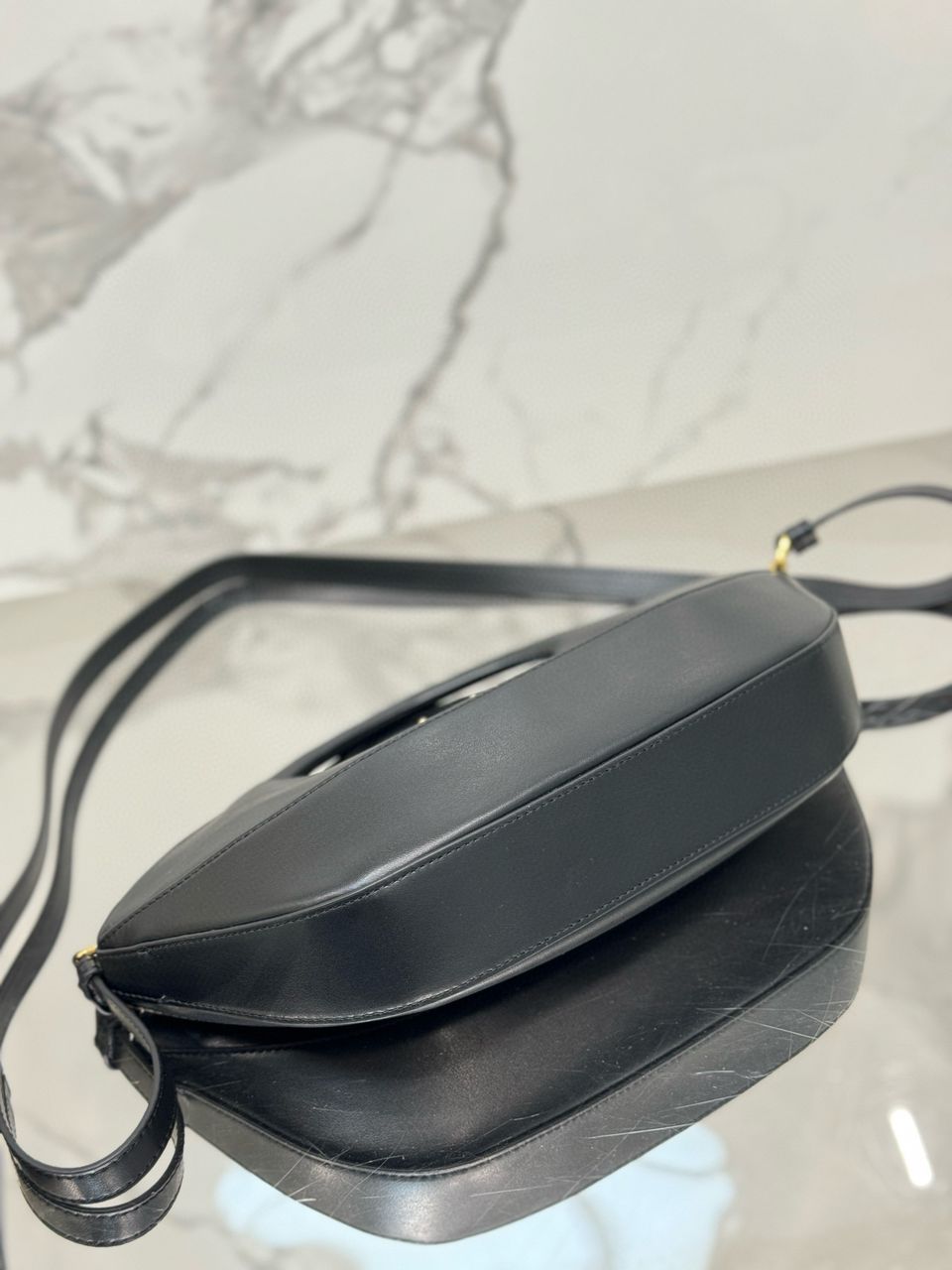 Black Medium Leather Handbag