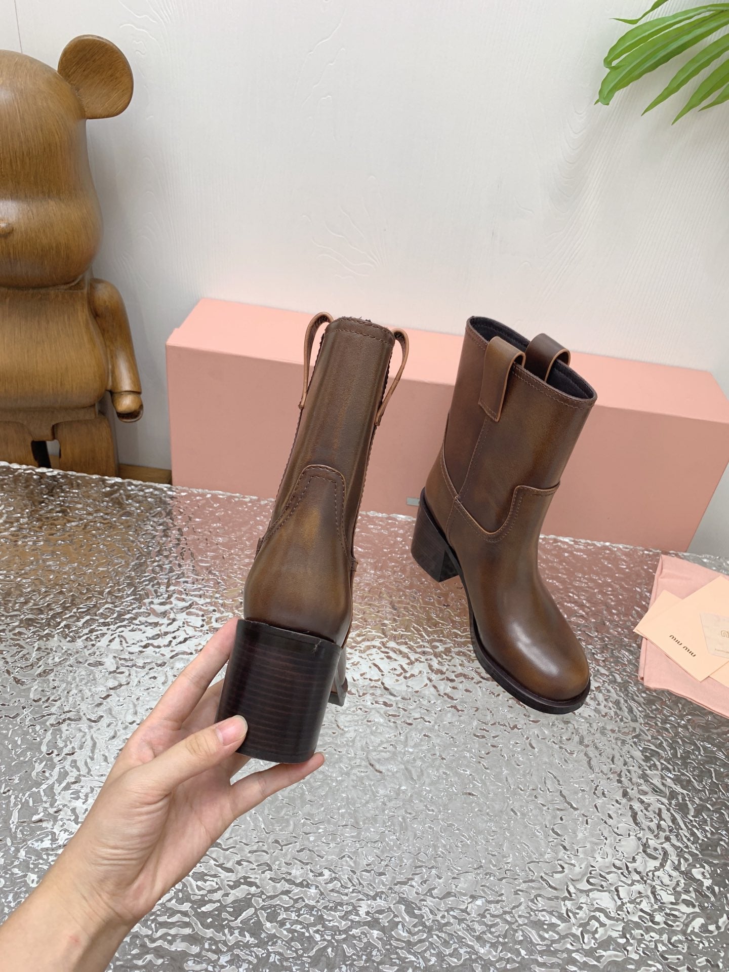 Sienna MM Leather Booties