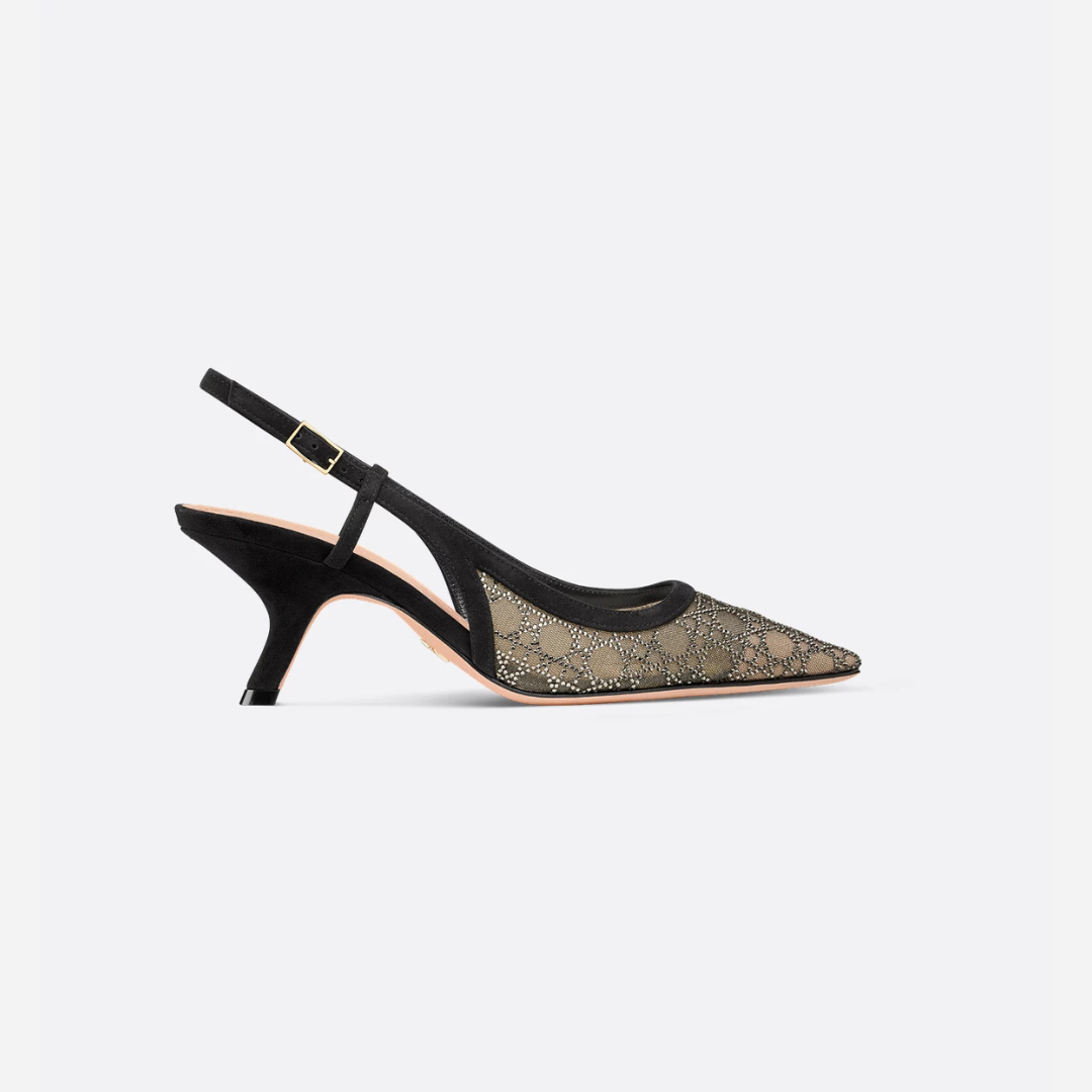 Black & Nude Capture Slingback Pump