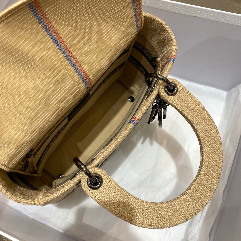 Beige canvas medium LD-lite bag