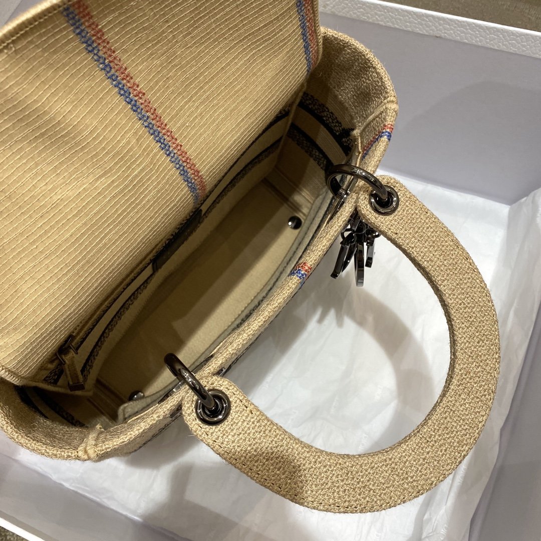 Beige canvas medium LD-lite bag
