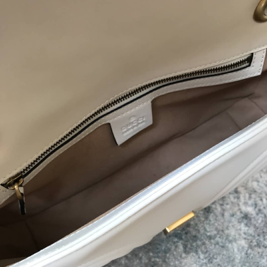 White GM small shoulder bag