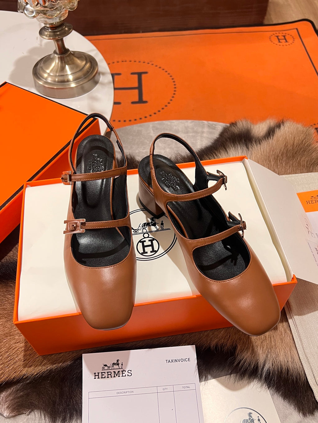 Marron Alezan Jackie 50 Pump