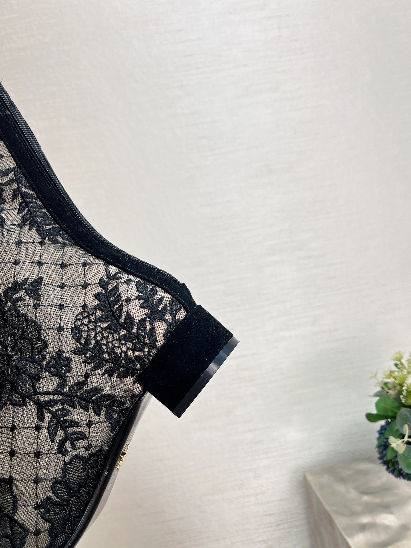 Black Mesh & Suede ND Boot