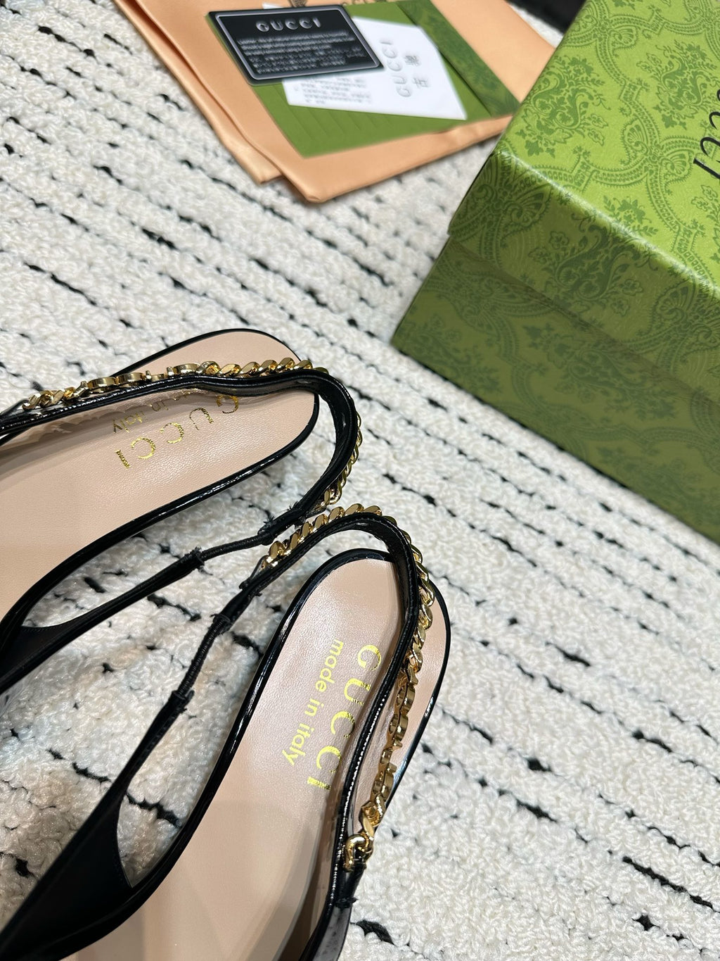 Black GS Slingback Pump