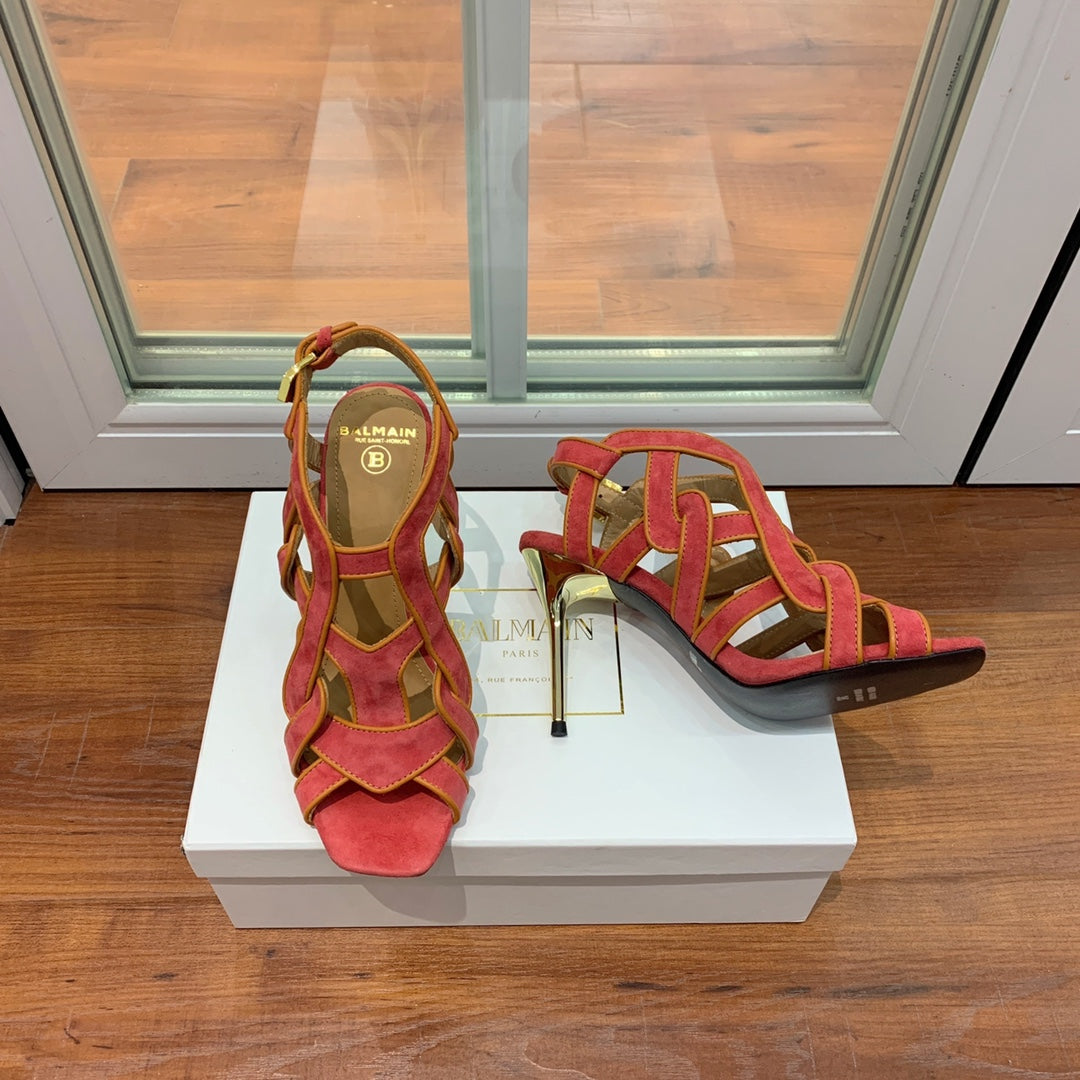 Rose & Orange BU strappy sandals