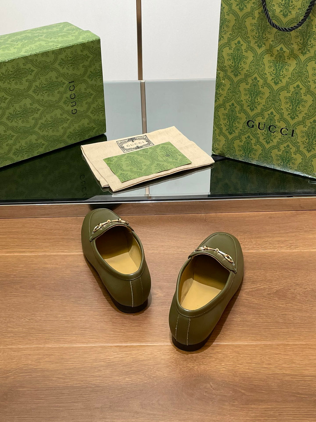 Dark Green Jordaan Loafer