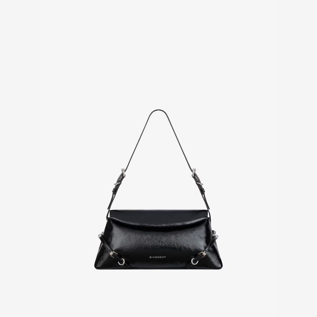 Black Small P'tit Voyou Bag In Patent Leather