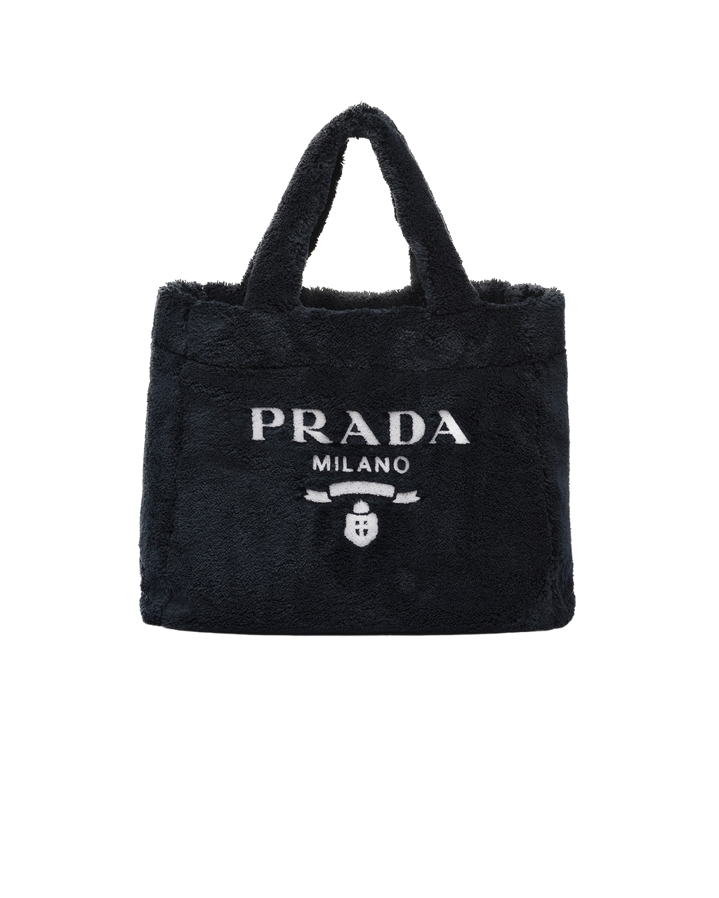 Black & White terry tote bag