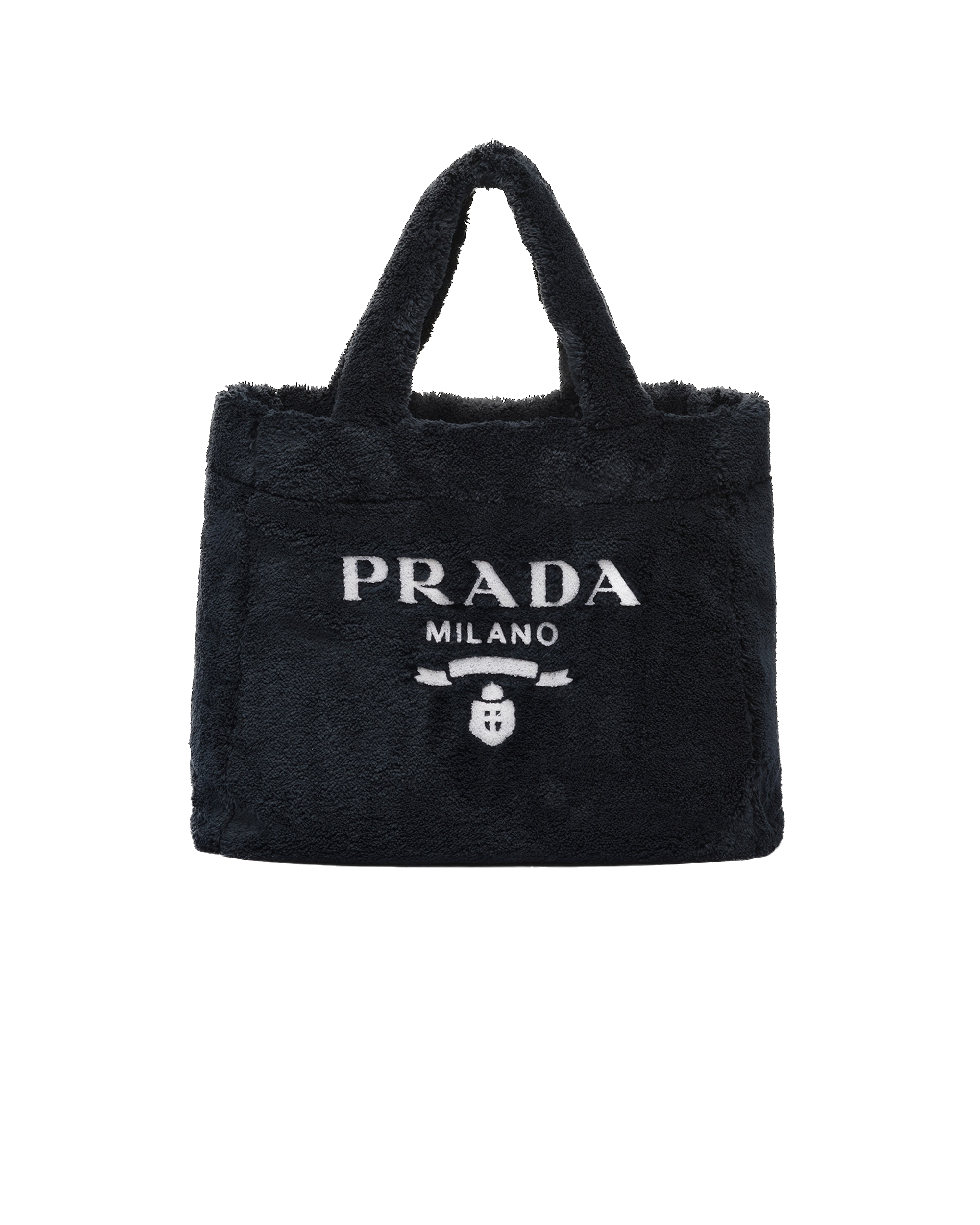 Black & White terry tote bag