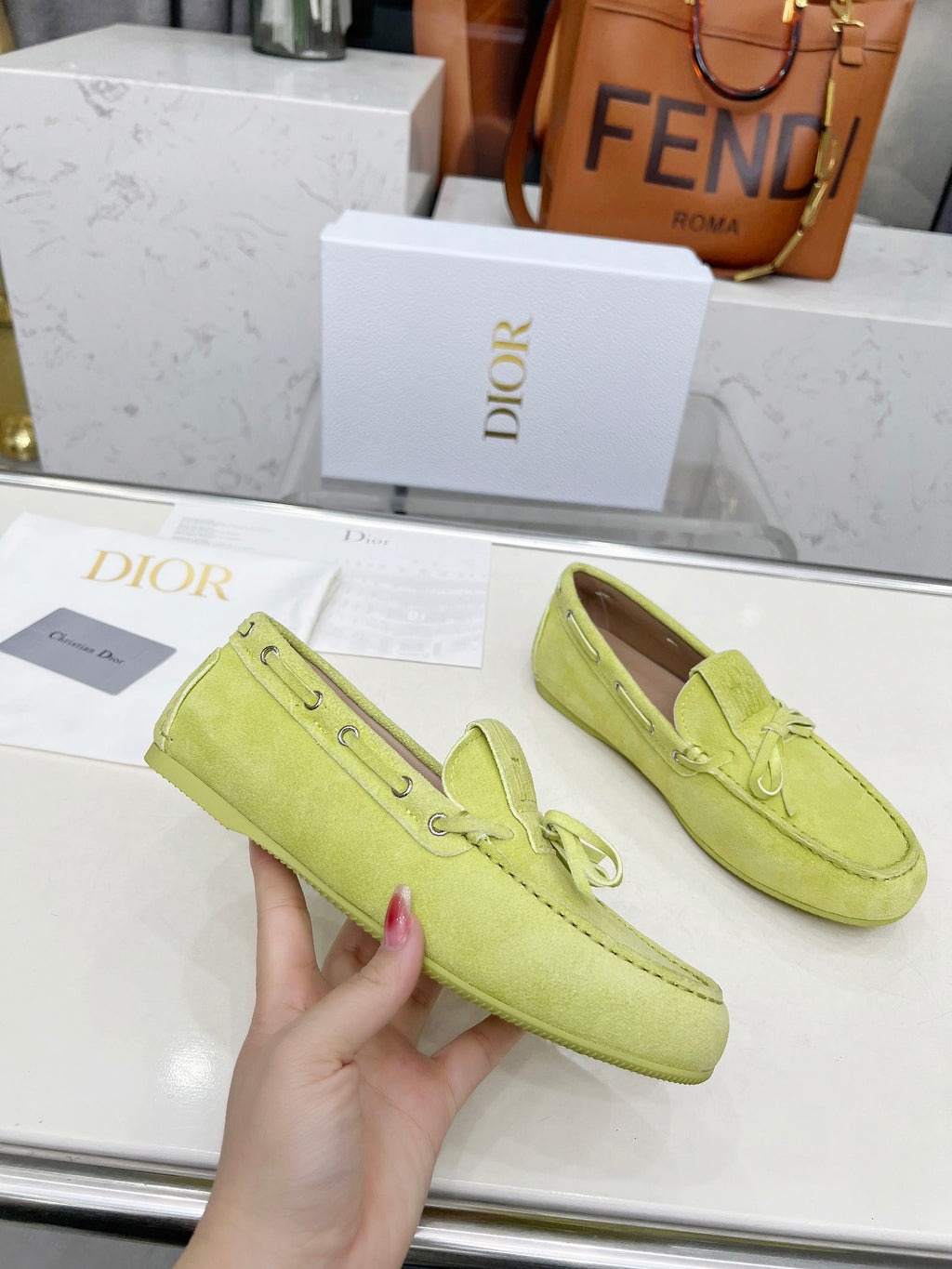 Peridot Green Miss D Street Loafer