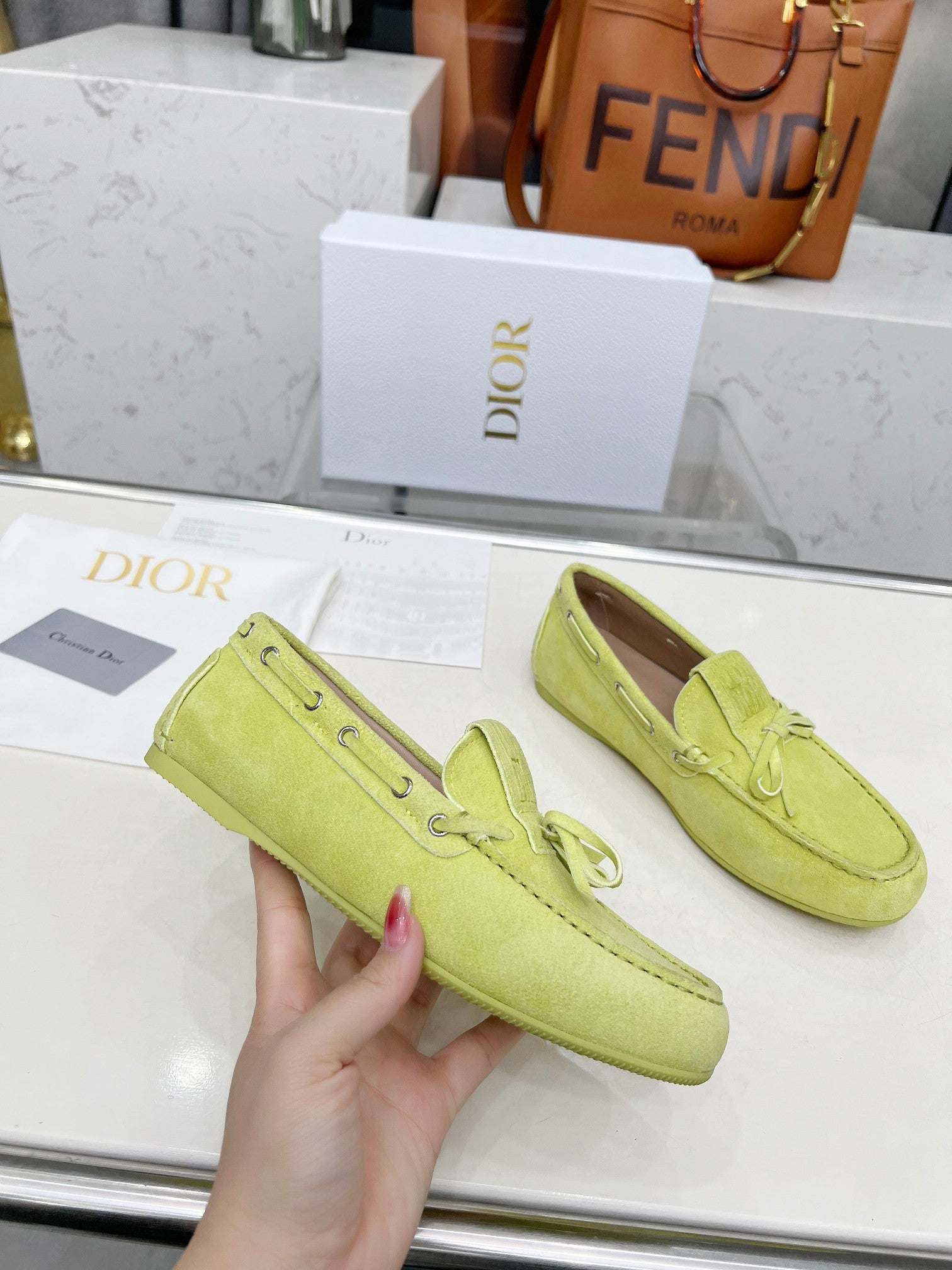Peridot Green Miss D Street Loafer