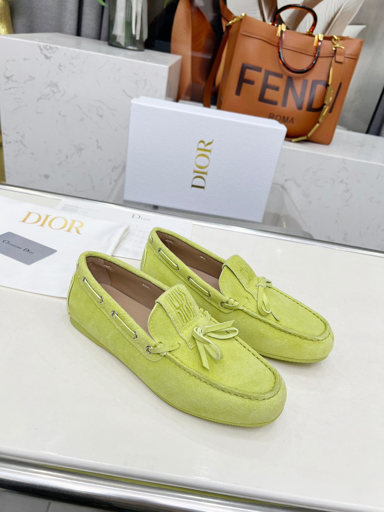 Peridot Green Miss D Street Loafer