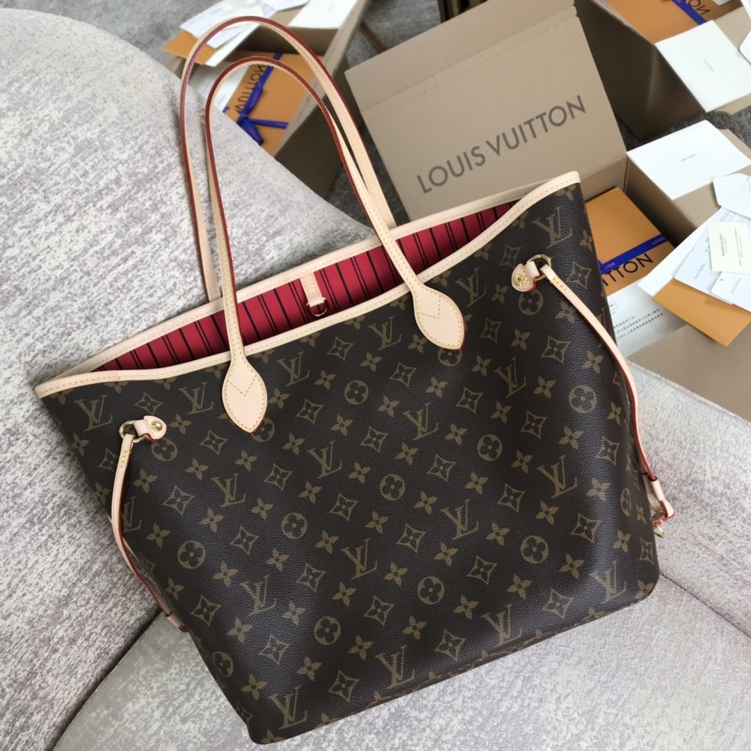 Red LN medium tote bag