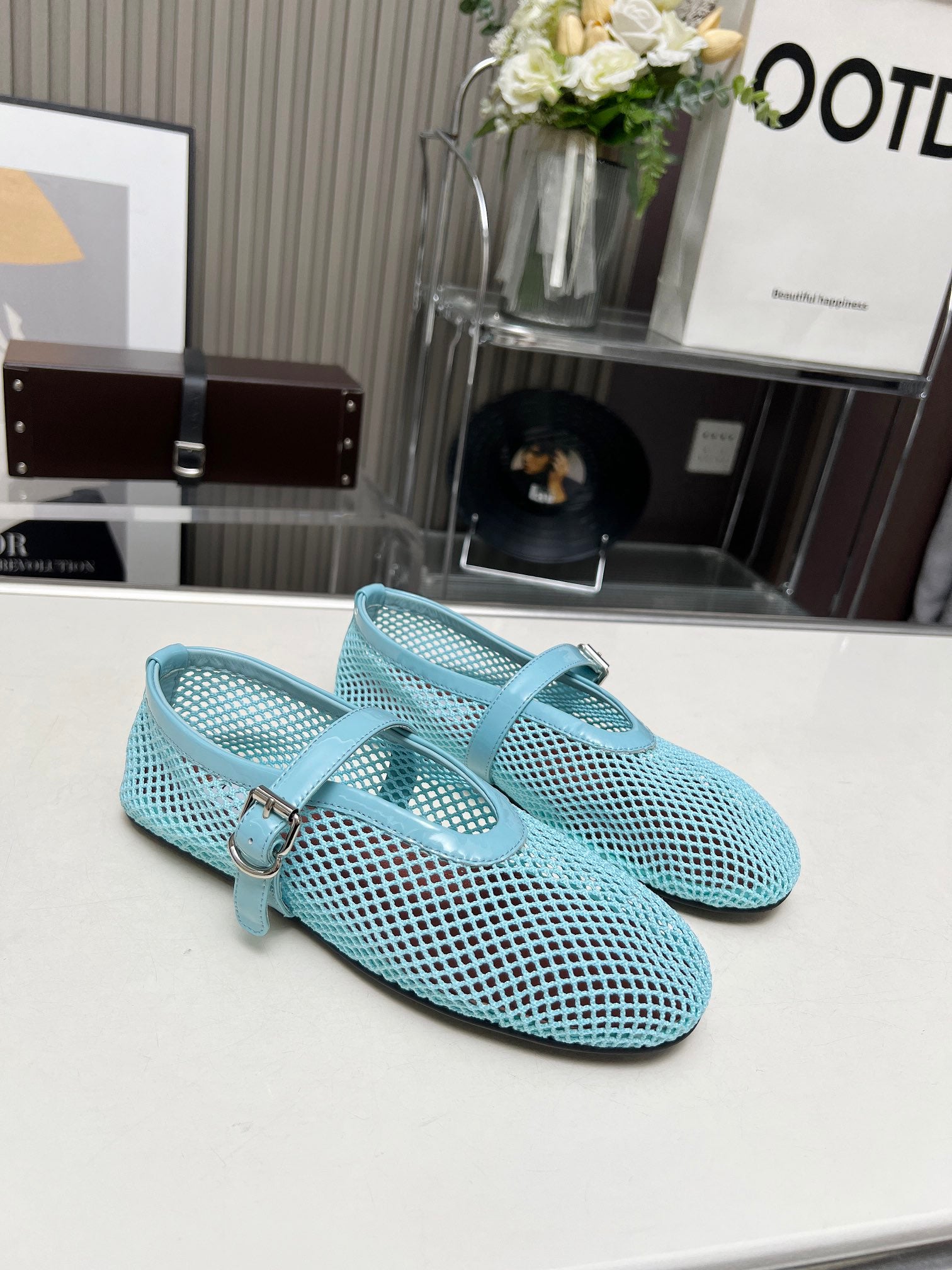 Lagoon Blue AF Ballet Flats