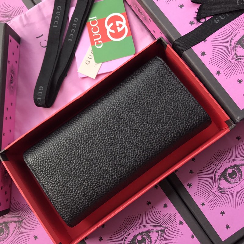 Textured-leather continental wallet