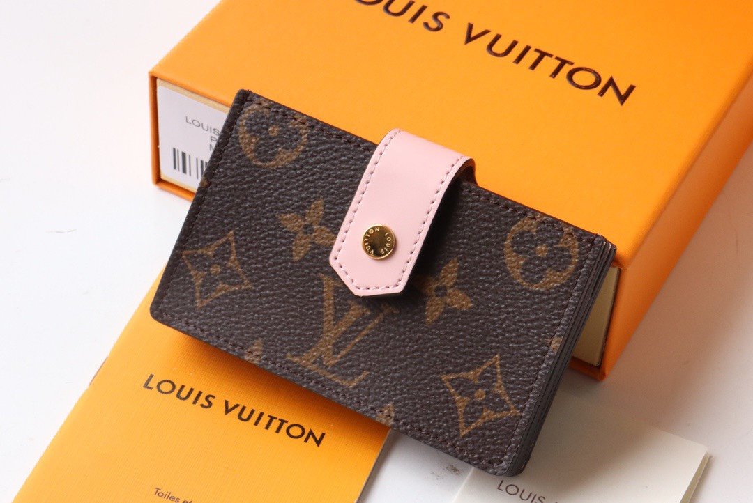 Pink card holder