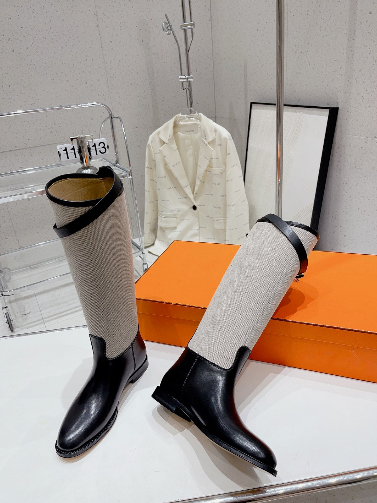 Prunoir / Noir Jumping Boot