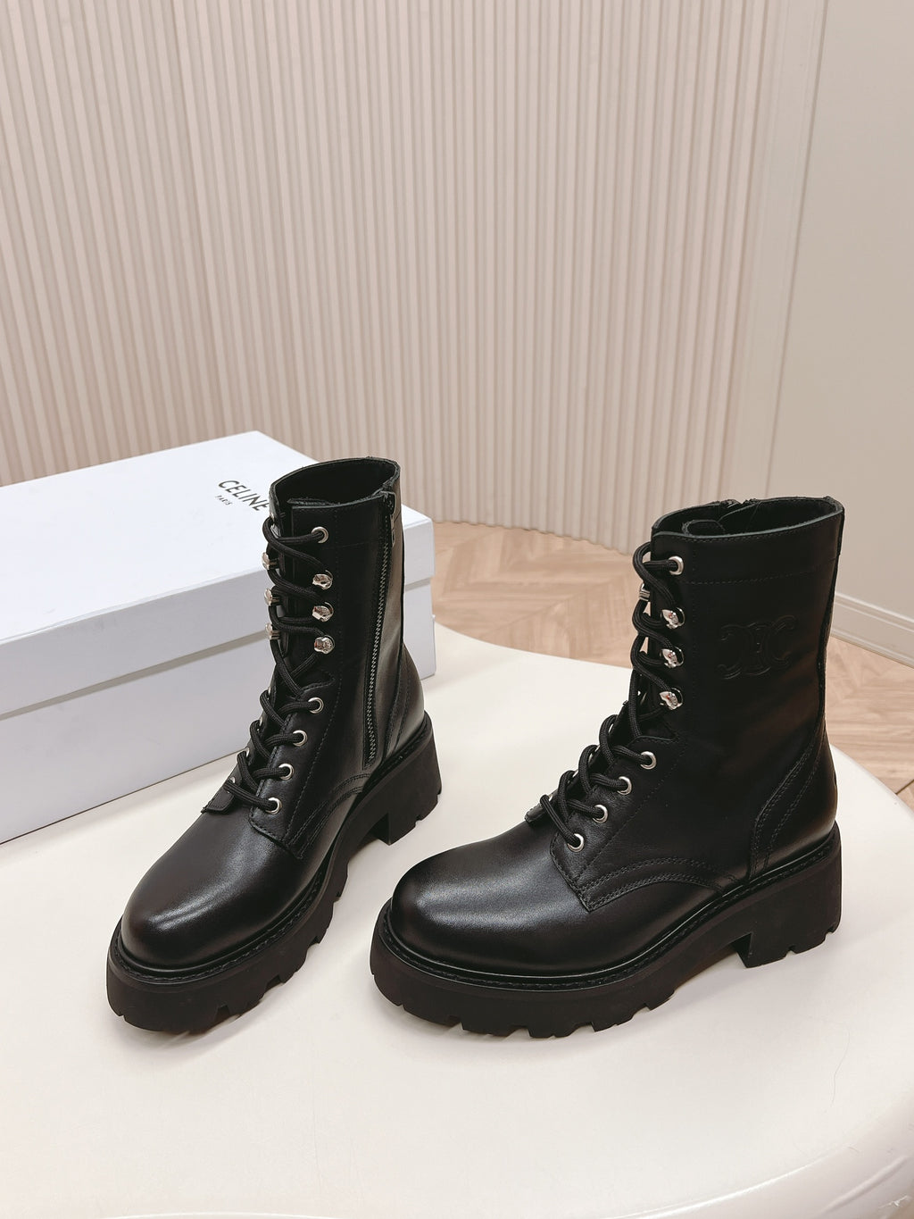 Black Rangers Mid Lace-Up Boot