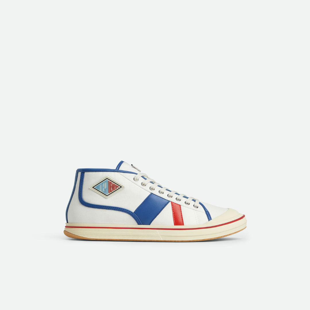 Men's White/Surf Mid-Top Eliot Sneaker