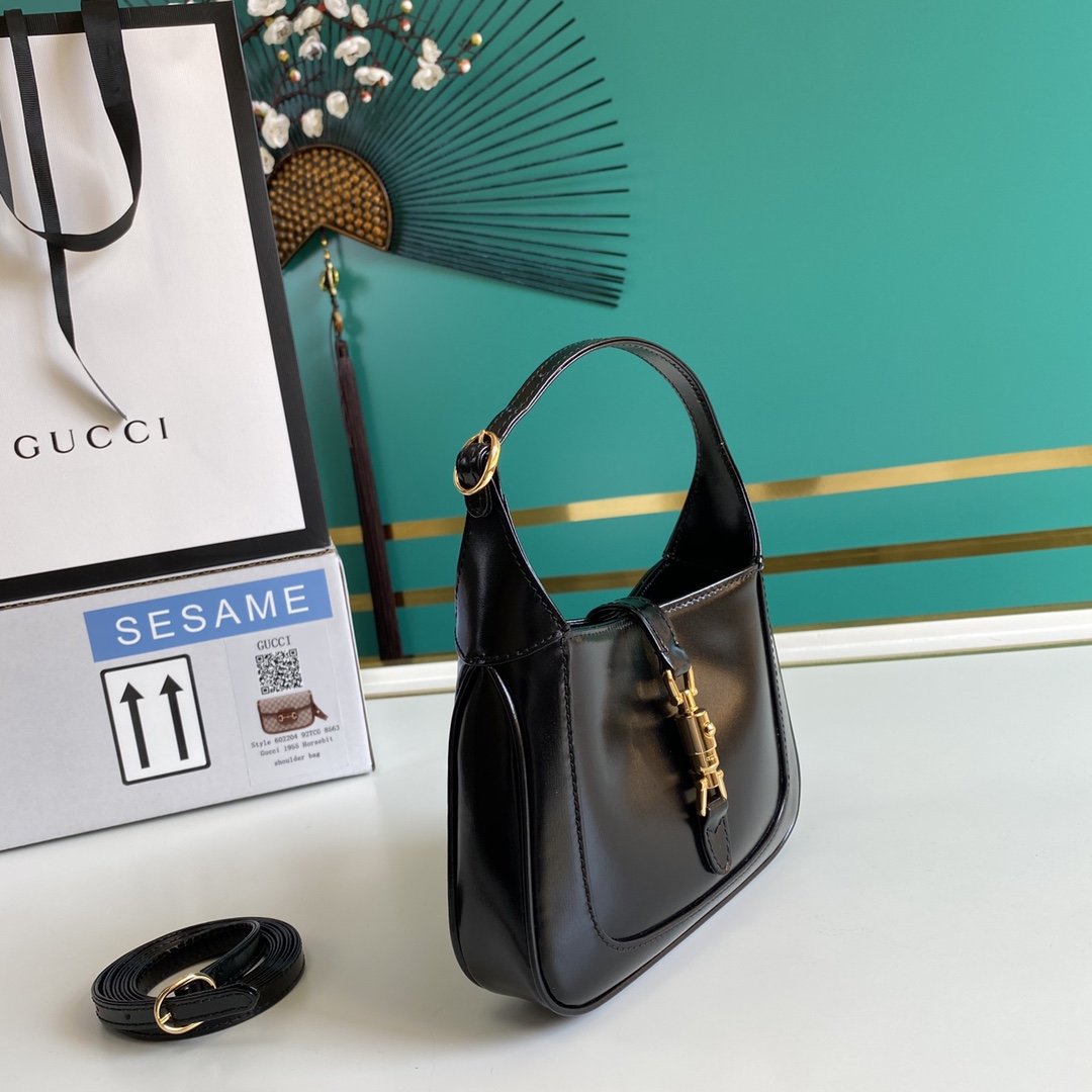 Black GJ 1961 mini shoulder bag