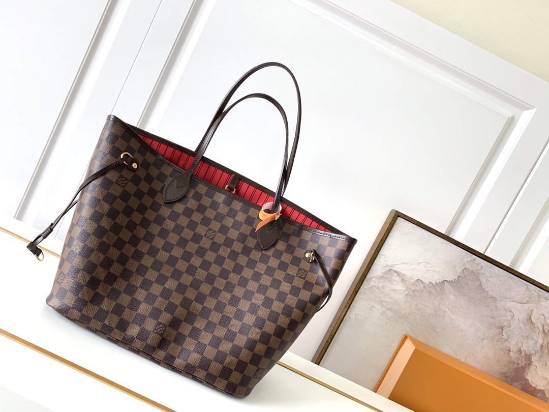 Red LN medium tote bag