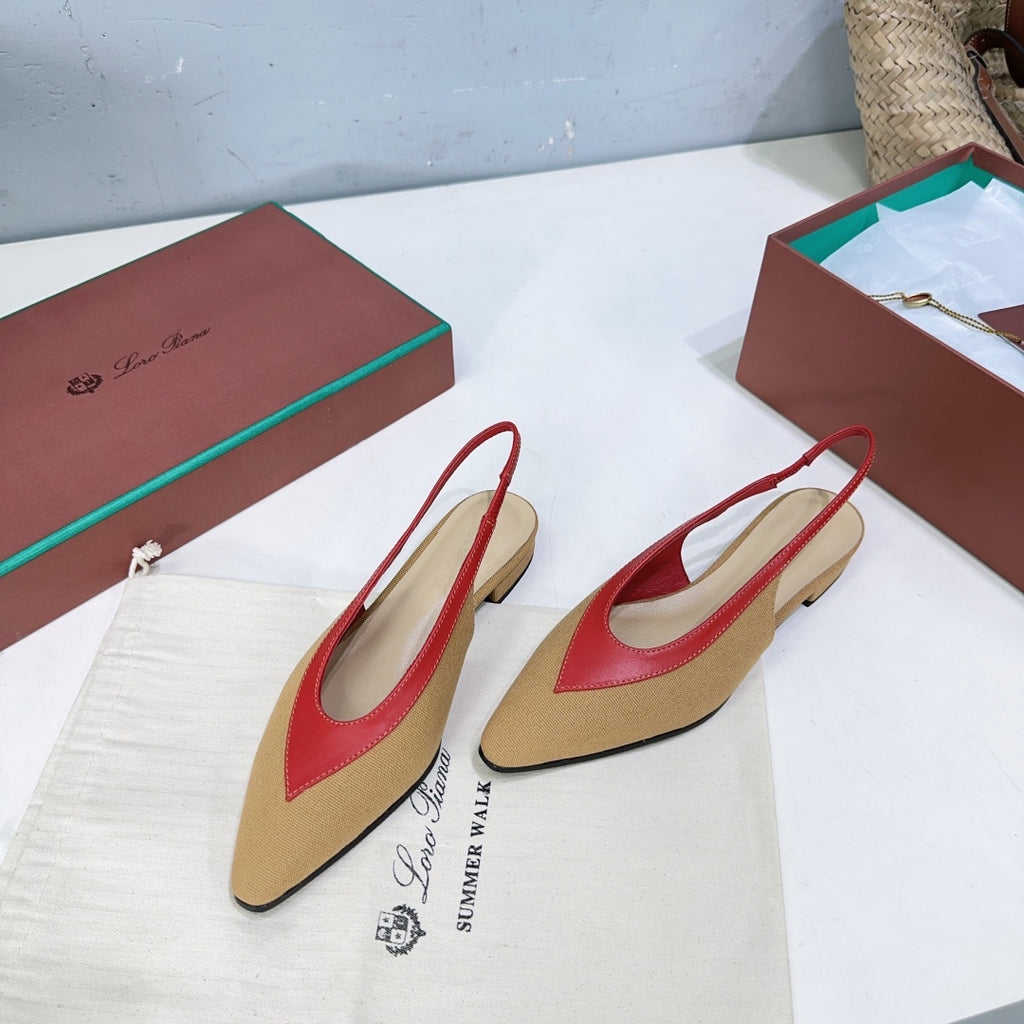 Hinoki Wood/Deep Kummel Rebecca Slingback