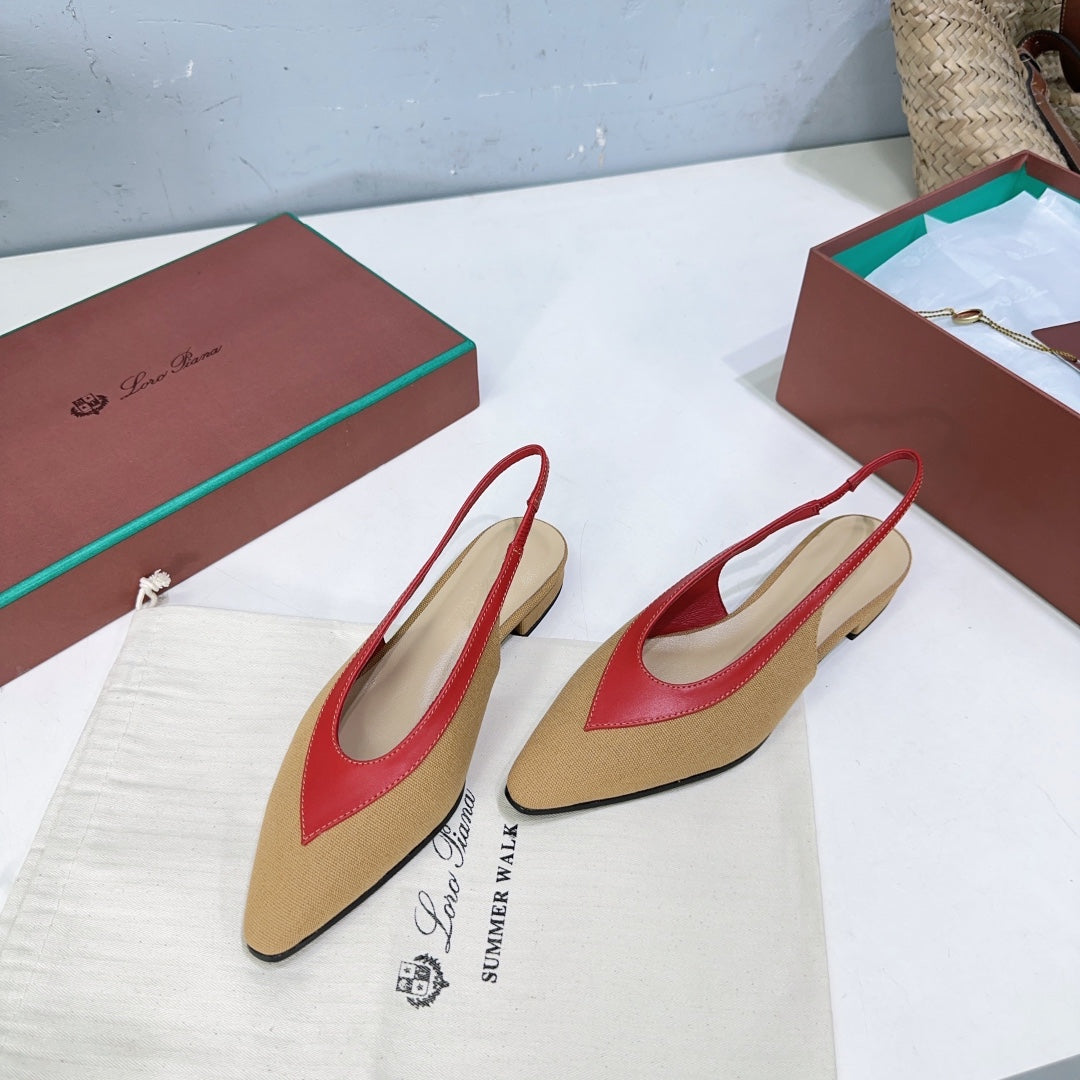 Hinoki Wood/Deep Kummel Rebecca Slingback