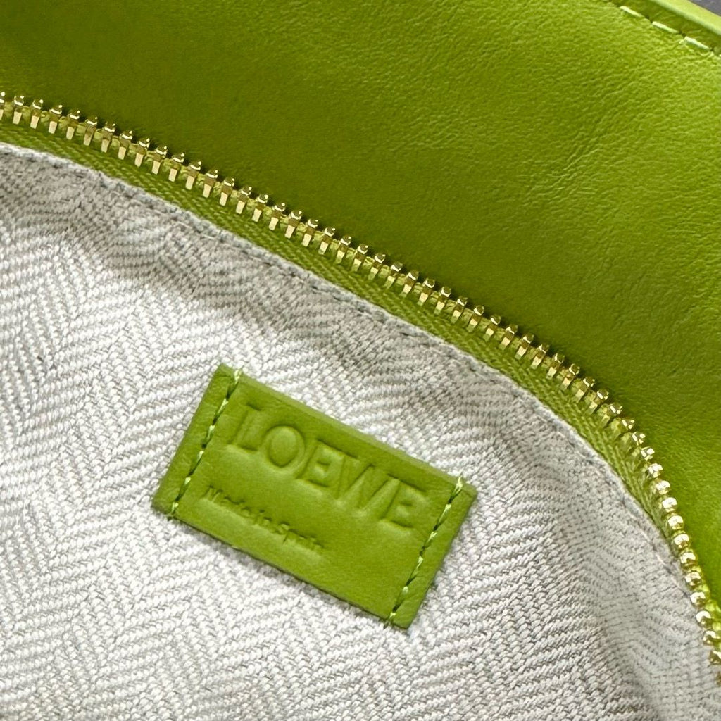 Meadow Green LP Small Leather Shoulder Bag