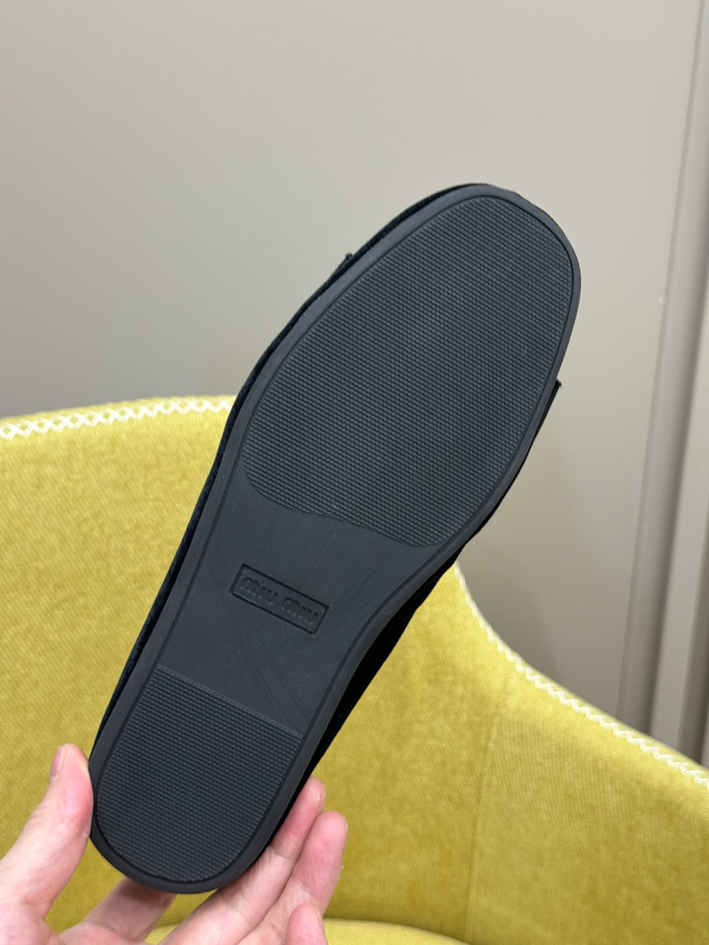 Black Velvet Slippers