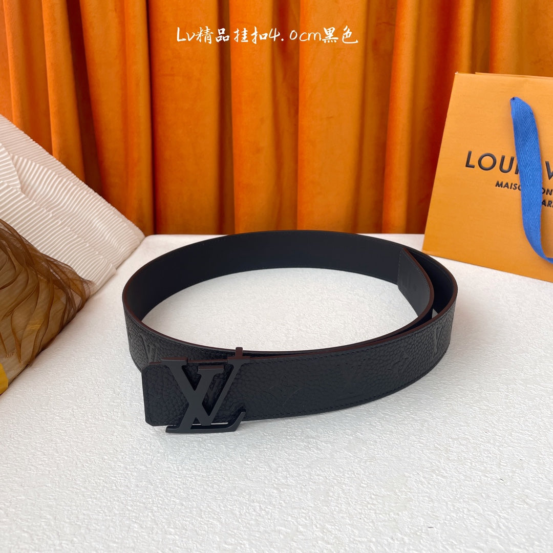 Black Initiales Belt