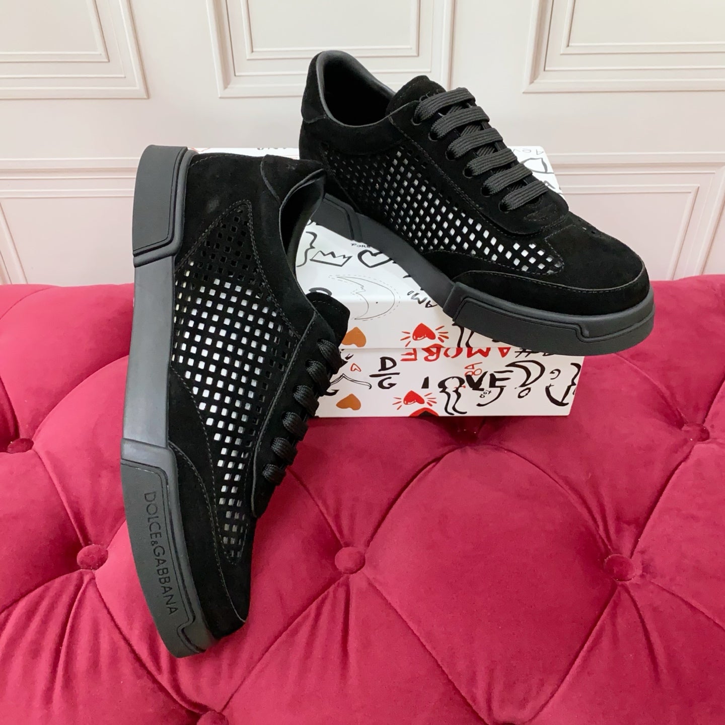 Black Suede Portofino Yacht Shoes