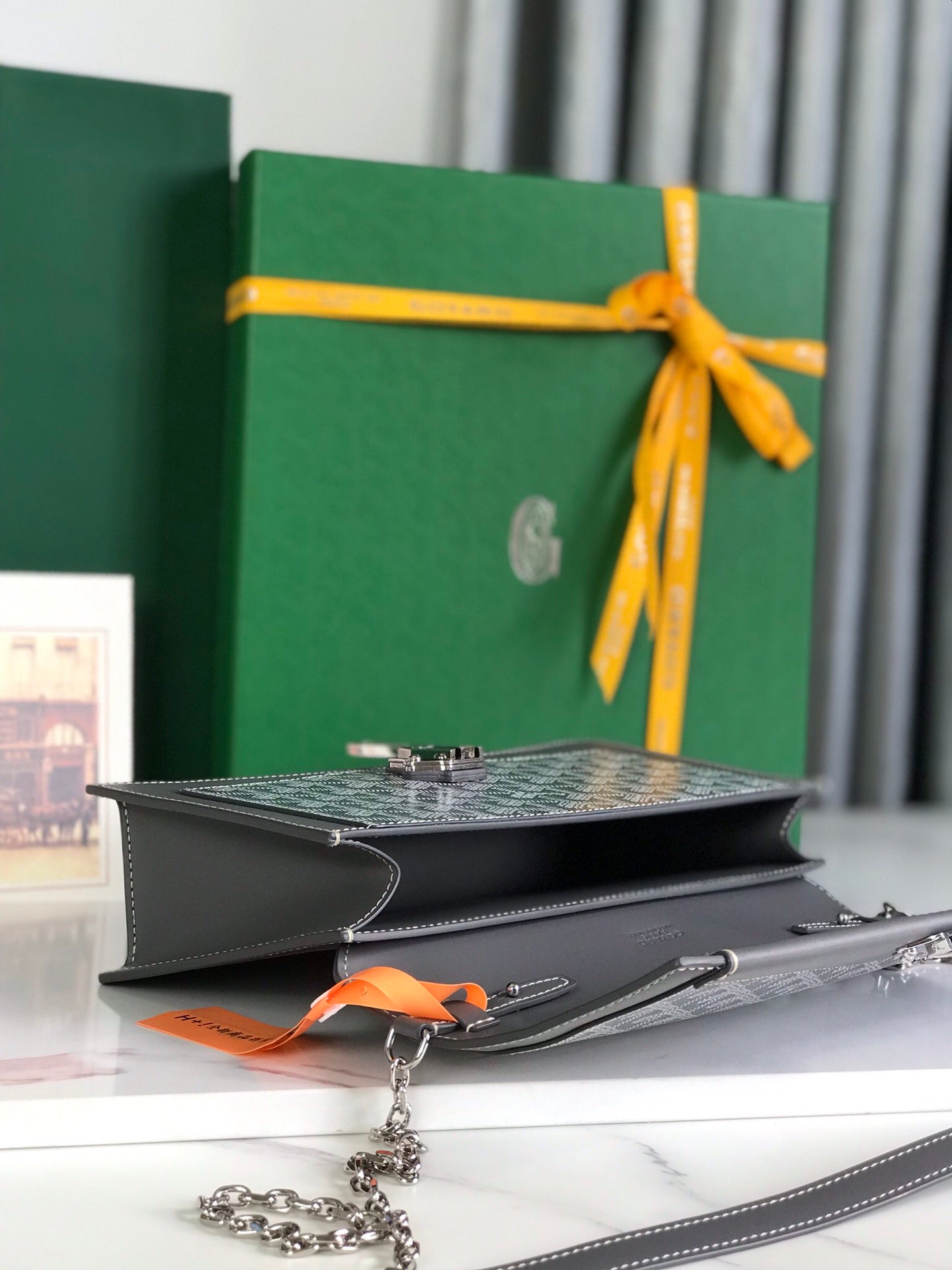 Grey Duchesse Marie-Caroline Bag