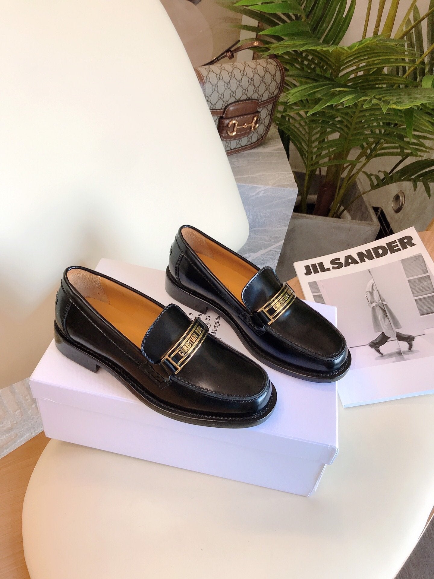 Black DC loafer