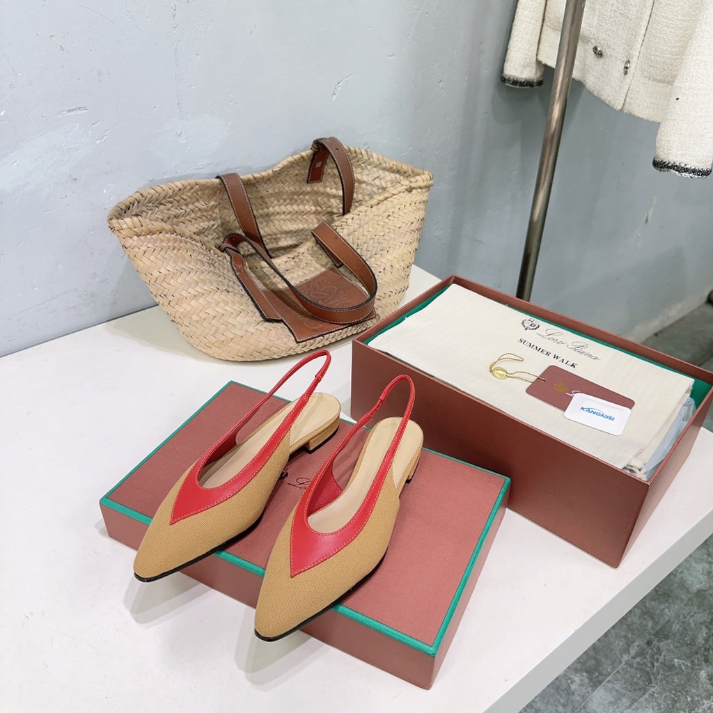 Hinoki Wood/Deep Kummel Rebecca Slingback